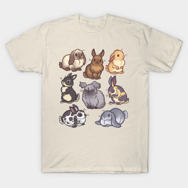 Bunnies T-Shirt by DoomedDreamer